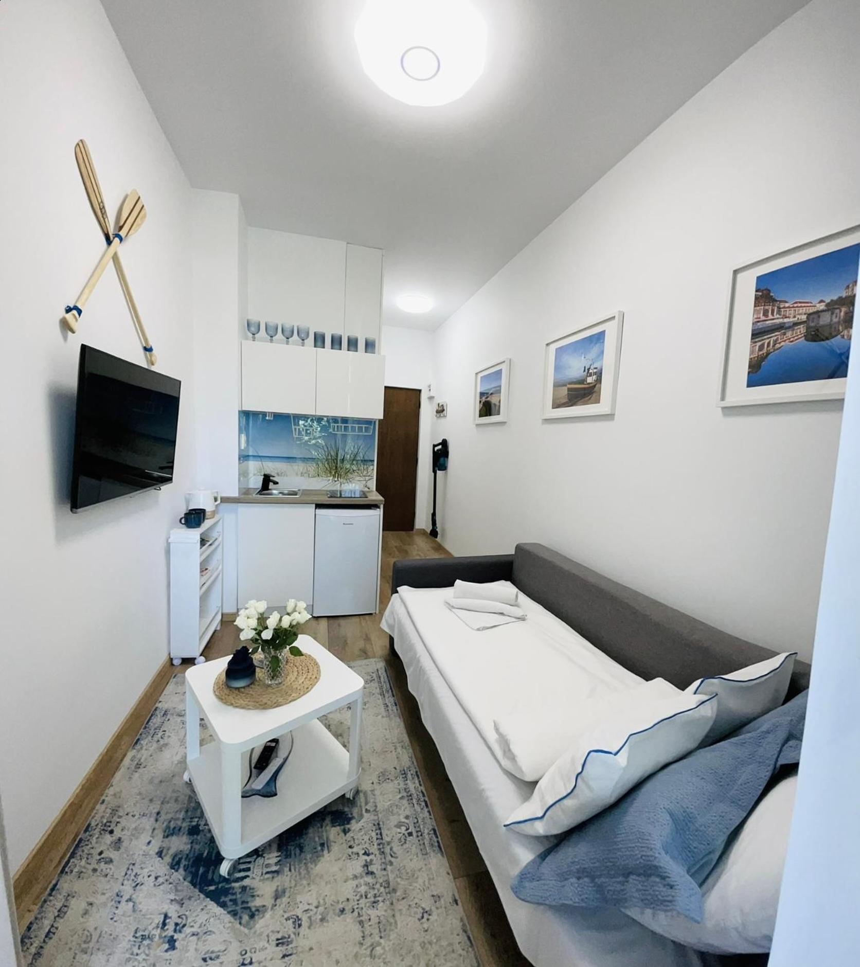 Apartament Mini Chrobrego Przy Plazy Z Loggia Sopot Zewnętrze zdjęcie